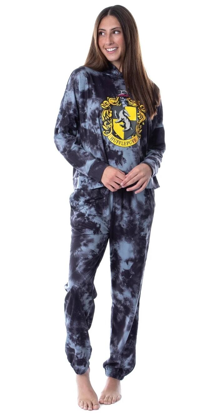 Harry Potter Wizarding World Hogwarts House Kangaroo Hooded Sweater & Pants Set